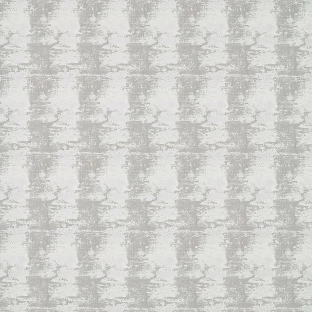 Pale pewter-grey textile with a distressed, softly checked geometric weave