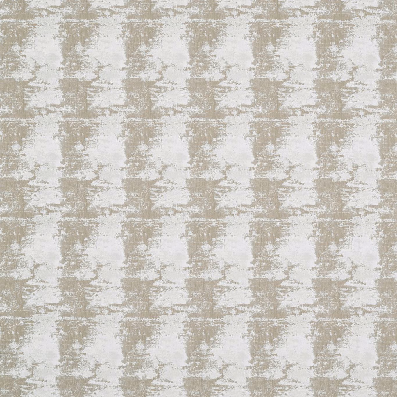 Pale pumice and sepia textile with distressed ivory brush-block repeat