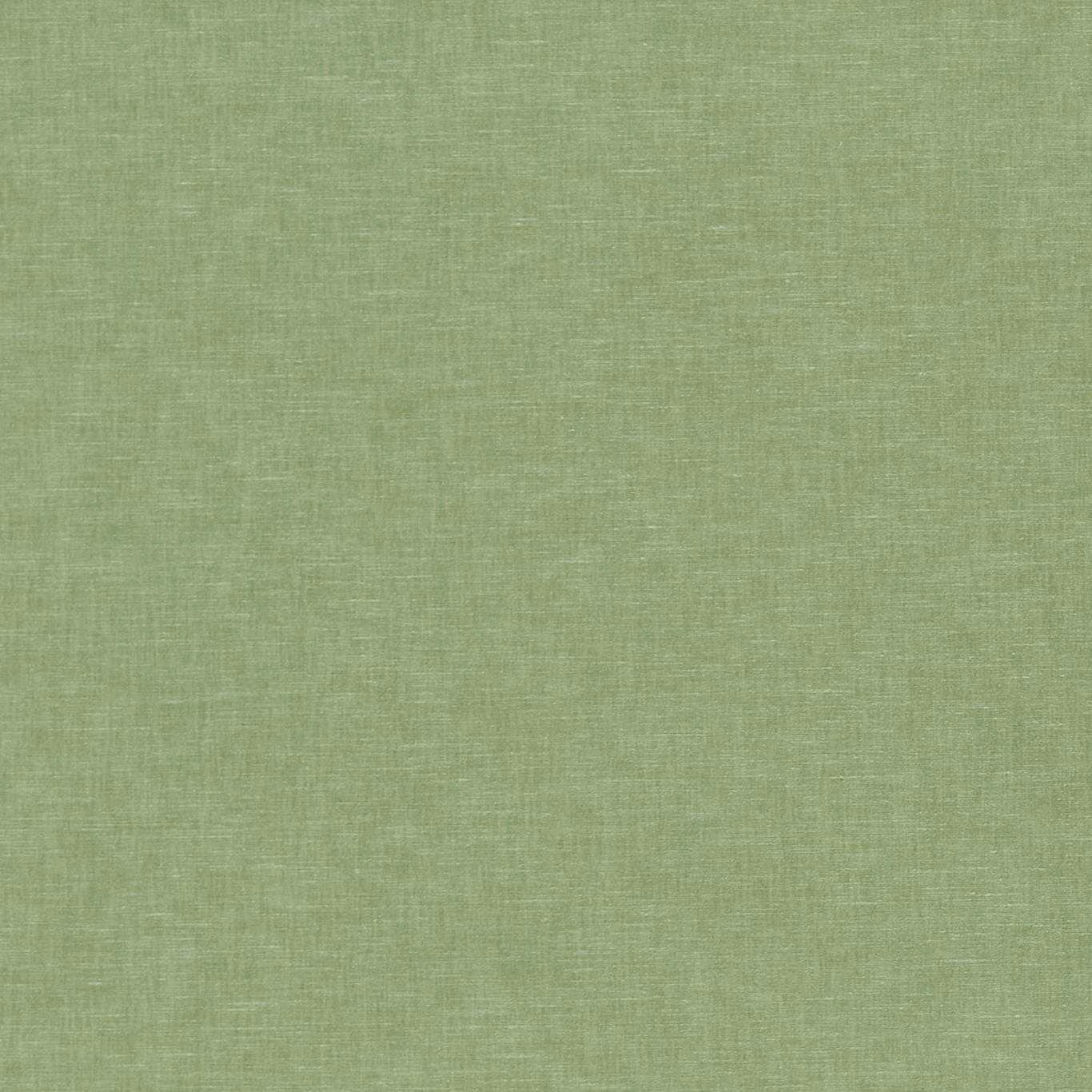 Muted aloe green fabric with a fine linen-look weave and subtle slub texture