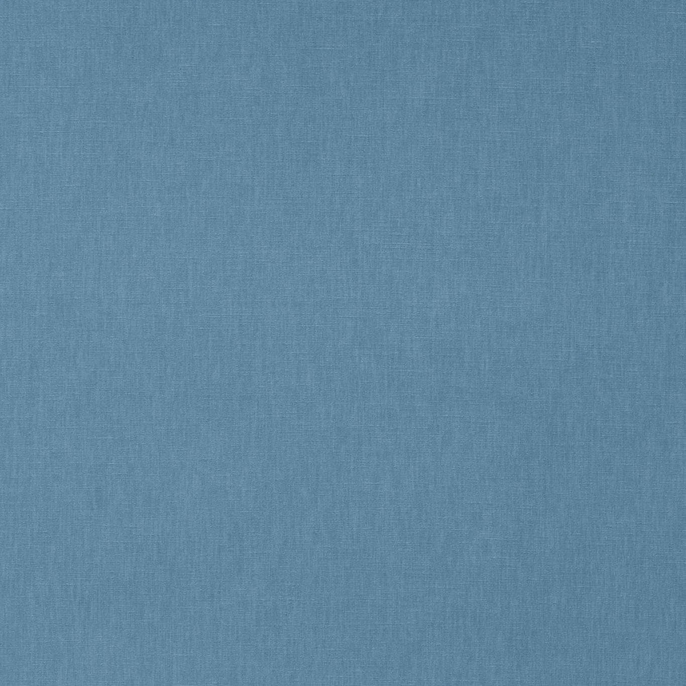 Muted Atlantic blue plain weave with fine vertical texture and gentle tonal variation