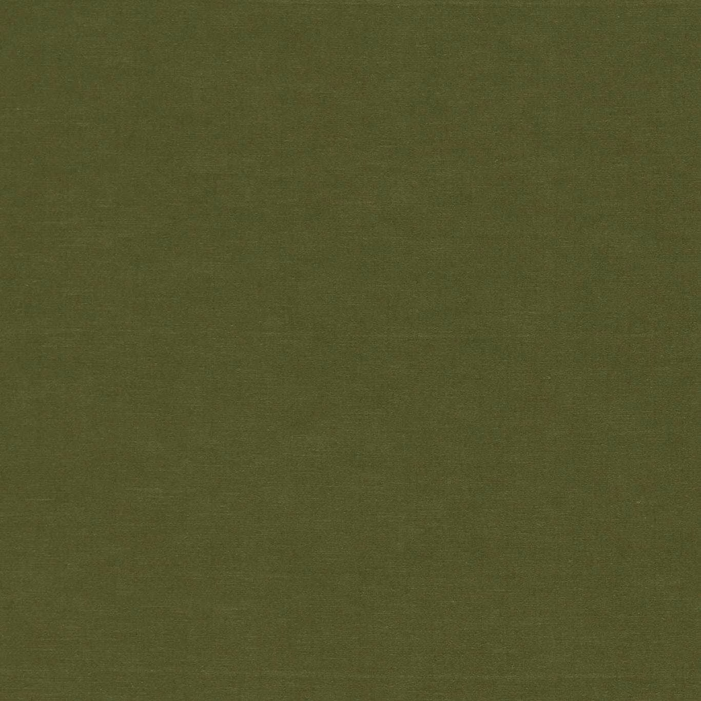 Muted fern olive plain woven fabric with subtle tonal texture