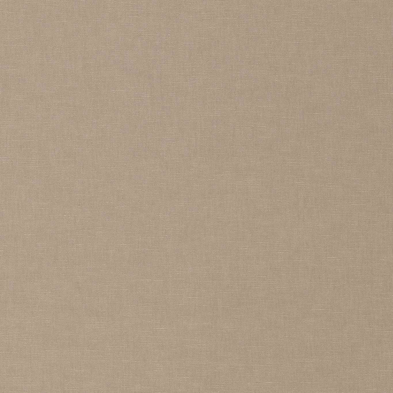 Close-up of Ario Fog’s cool taupe-grey plain weave with fine crosshatch texture