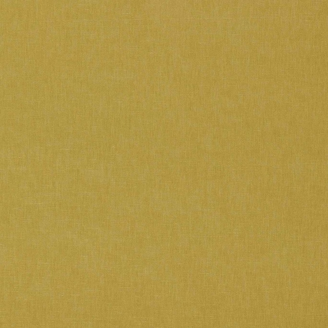 Muted olive-gold plain weave showing fine crosswise and vertical textile texture