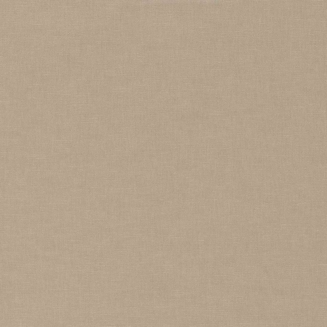 Close-up of warm oyster taupe plain woven fabric with fine textured threads