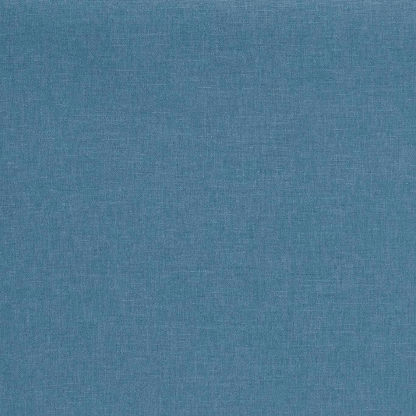 Muted Pacific blue-teal fabric with fine vertical weave texture and softly varied shading