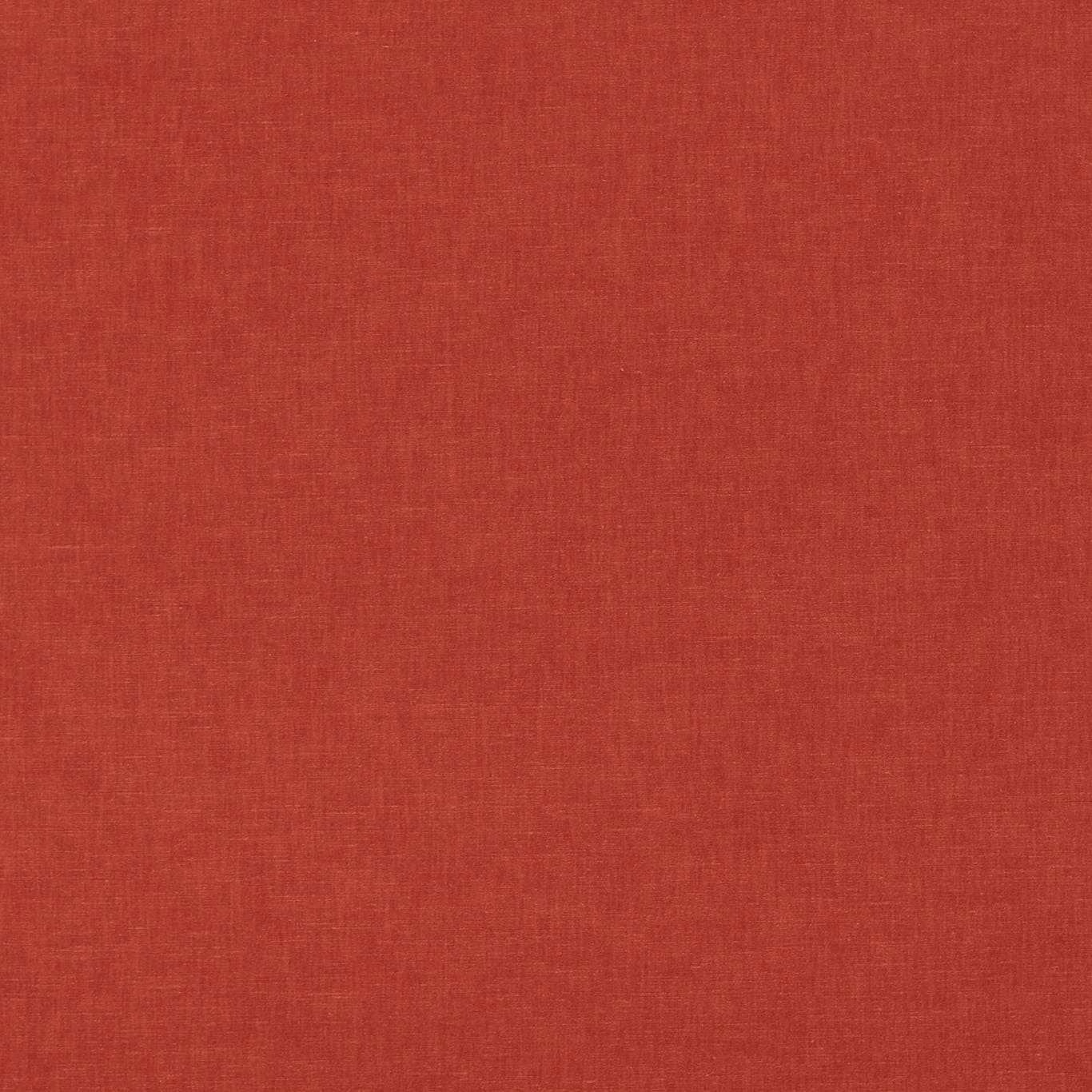 Warm scarlet red plain-weave fabric with subtly mottled woven texture
