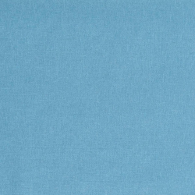 Cool turquoise sky-blue plain weave with subtle crosshatched texture