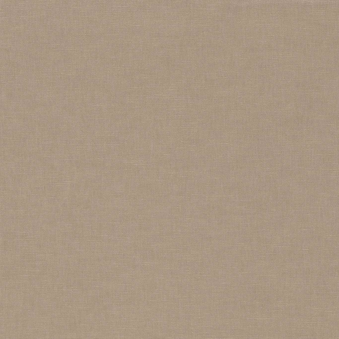 Warm taupe plain-weave fabric swatch with fine crosshatch texture and subtle tonal variation