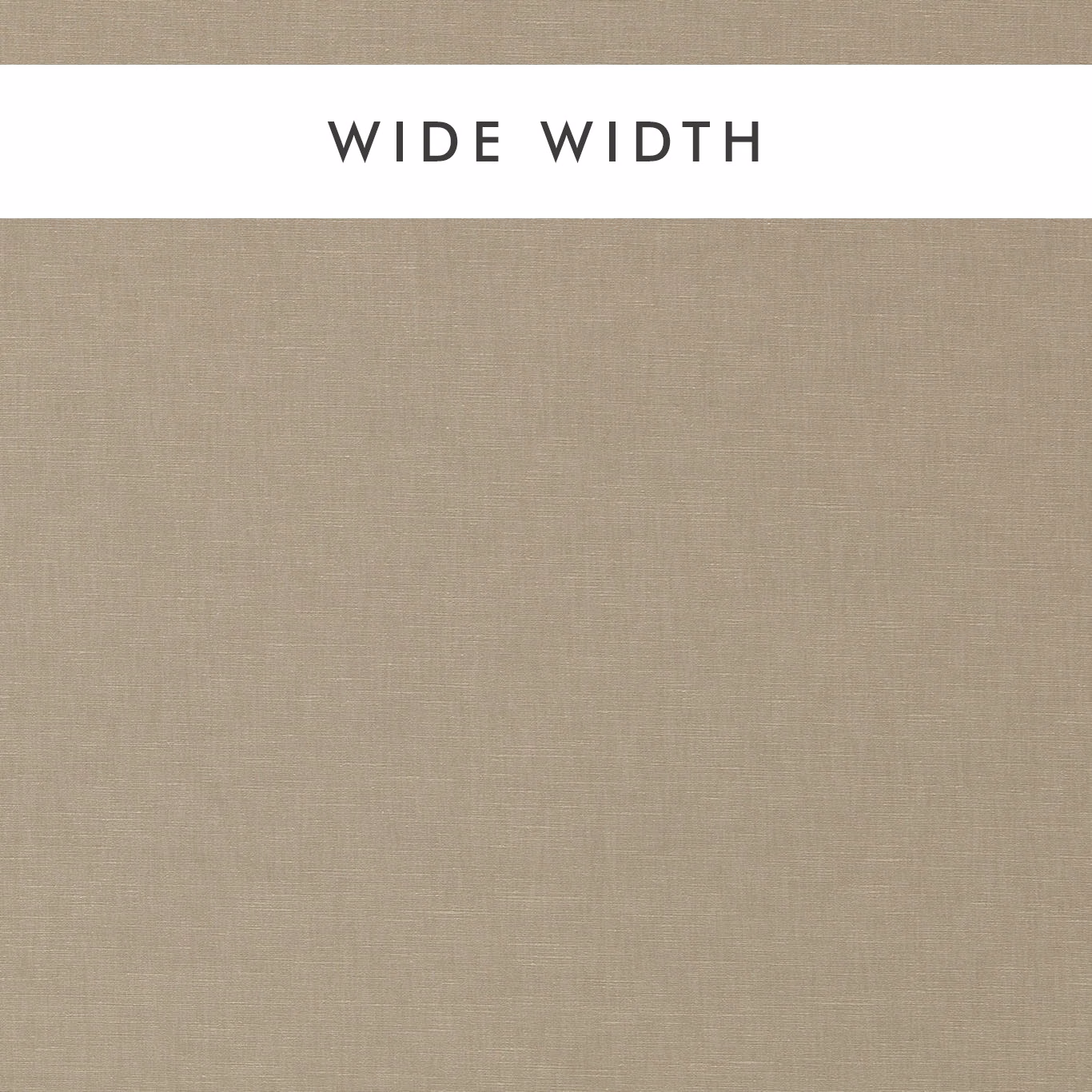 Close view of cool taupe-grey plain weave with subtle crosshatched texture