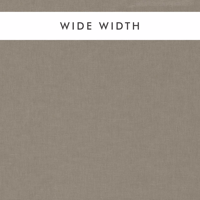 Muted taupe-grey Pumice fabric showing a fine, even plain weave
