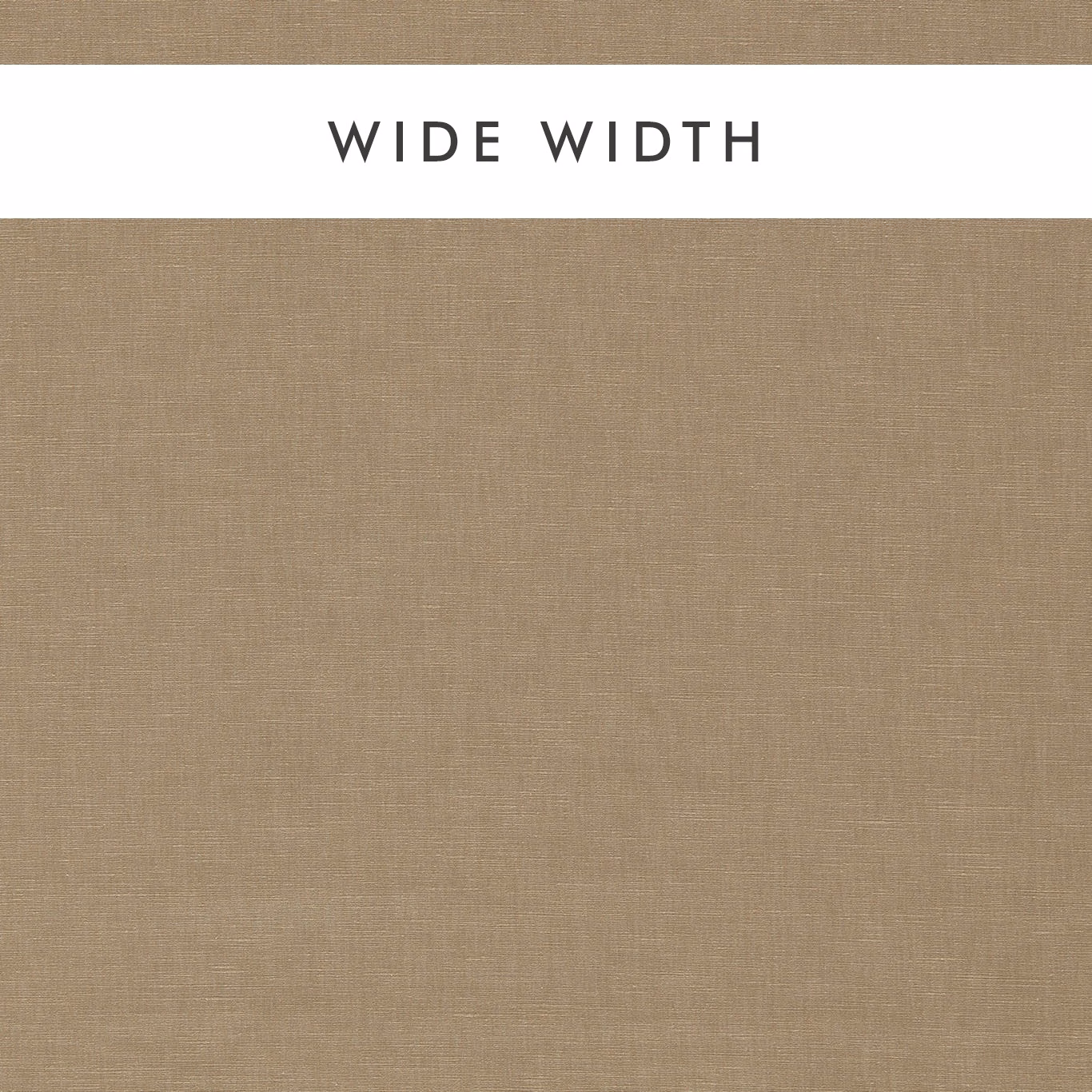 Warm tawny taupe plain weave with fine crosshatch texture in wide-width swatch