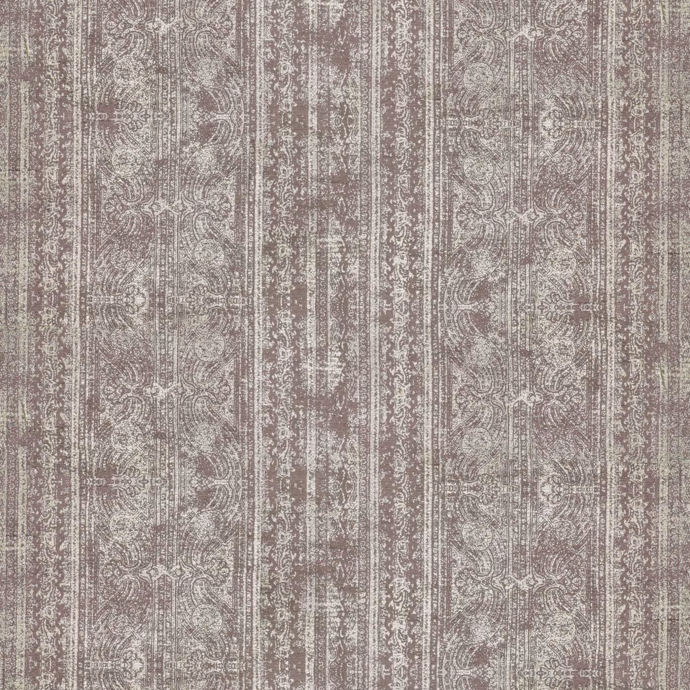 Almond paisley stripes on softly mottled mink taupe velvet