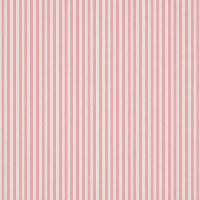 Dusty rose and cream vertical woven stripes in a soft, fine texture