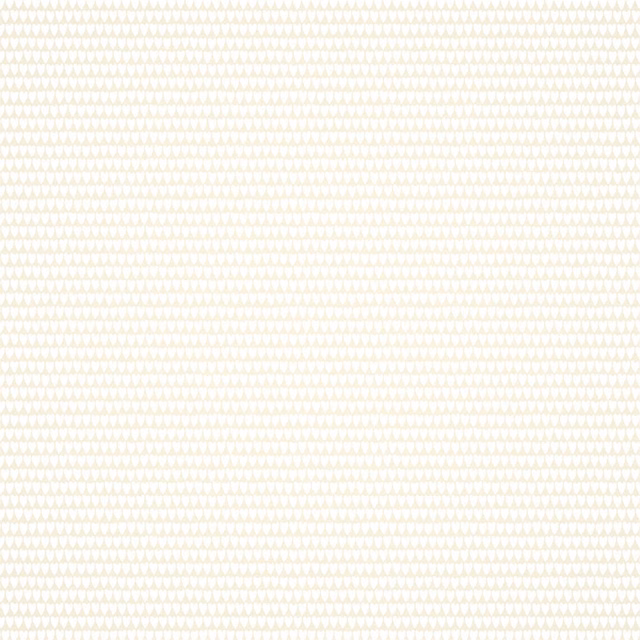 Warm linen-beige wallpaper with closely spaced tiny white heart motifs
