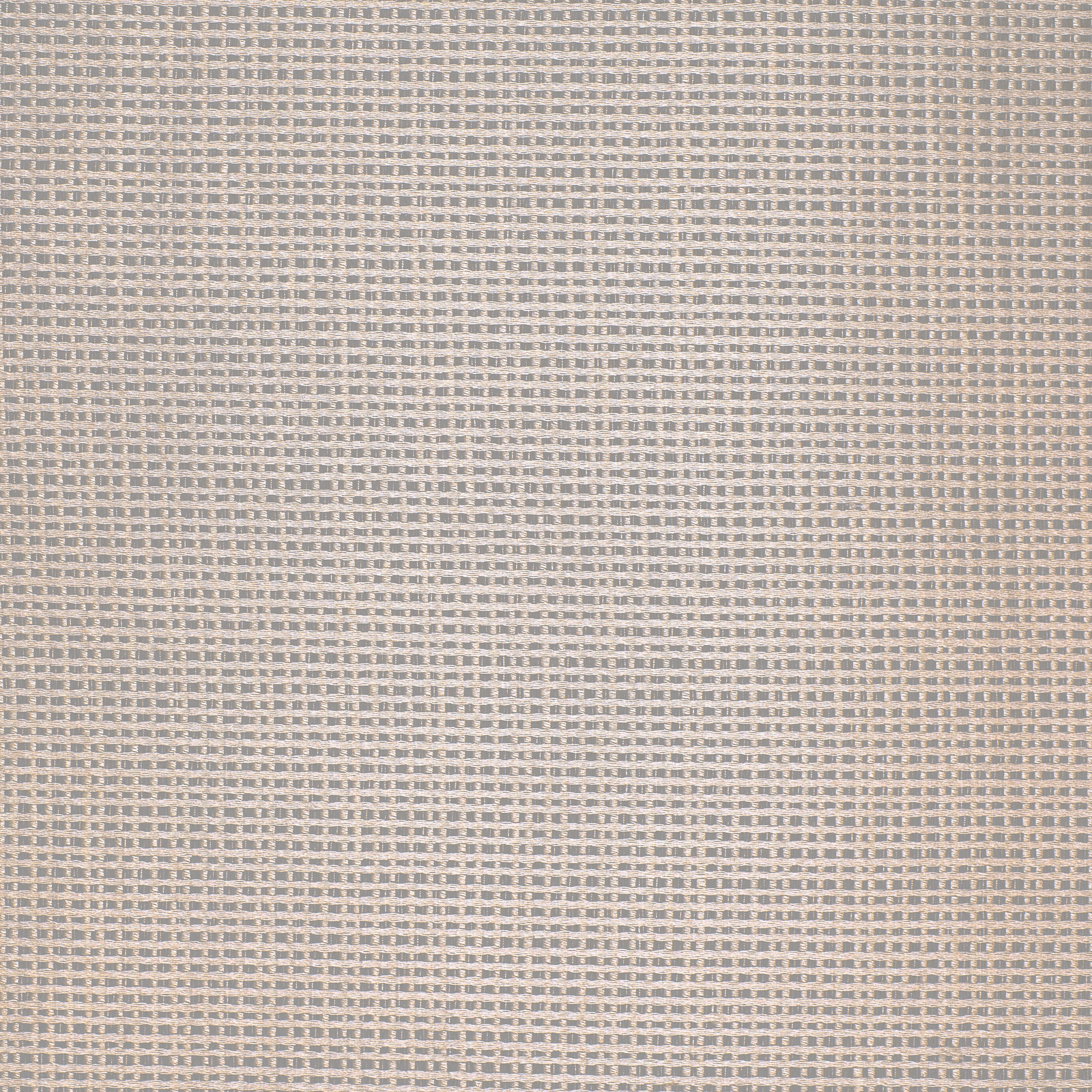 Warm nude-beige woven textile with a fine grey-taupe micro-check texture