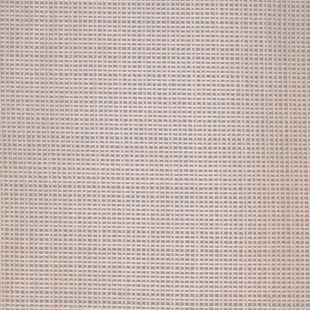 Warm nude-beige woven textile with a fine grey-taupe micro-check texture