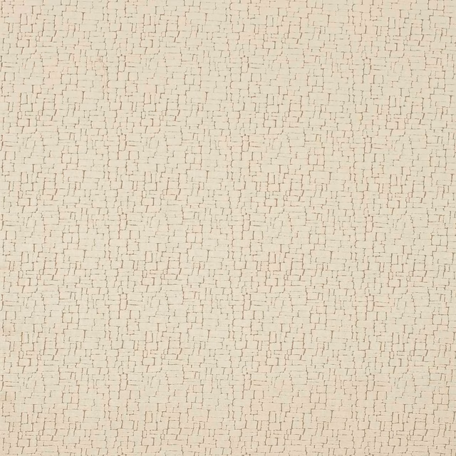 Pale cappuccino upholstery fabric with fine broken linear grid texture