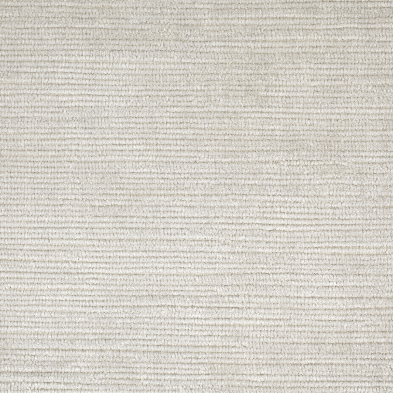 Pale pearl cream velvet with fine, closely spaced horizontal surface texture