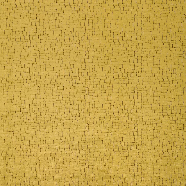 Muted lime upholstery fabric with fine coffee broken-grid woven texture