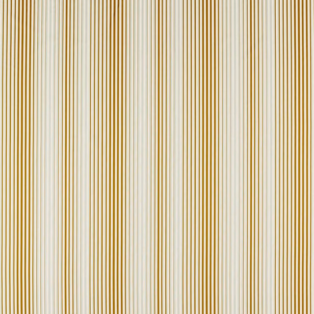 Fine cream fabric with vertical seaglass and ochre pinstripes