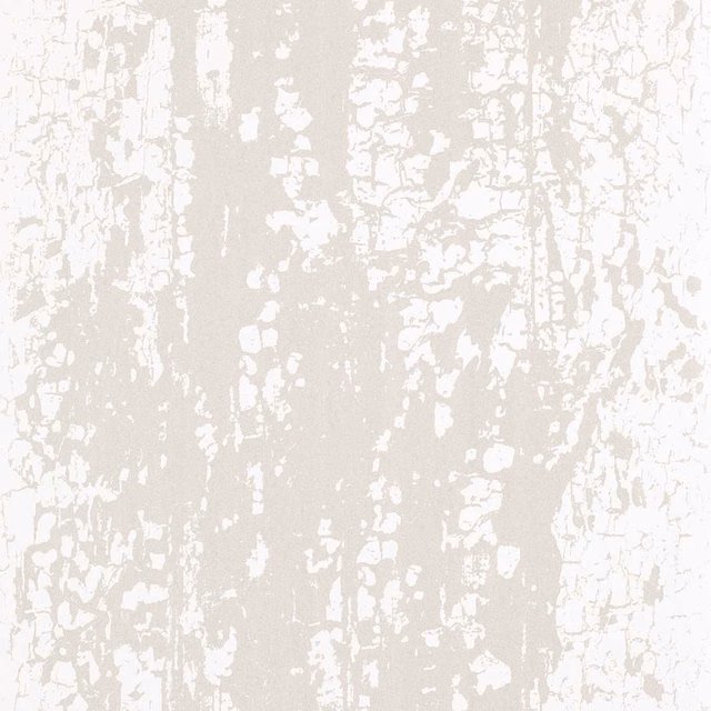 Pale pearl-grey wallpaper with vertical distressed white and stone-like fractured markings