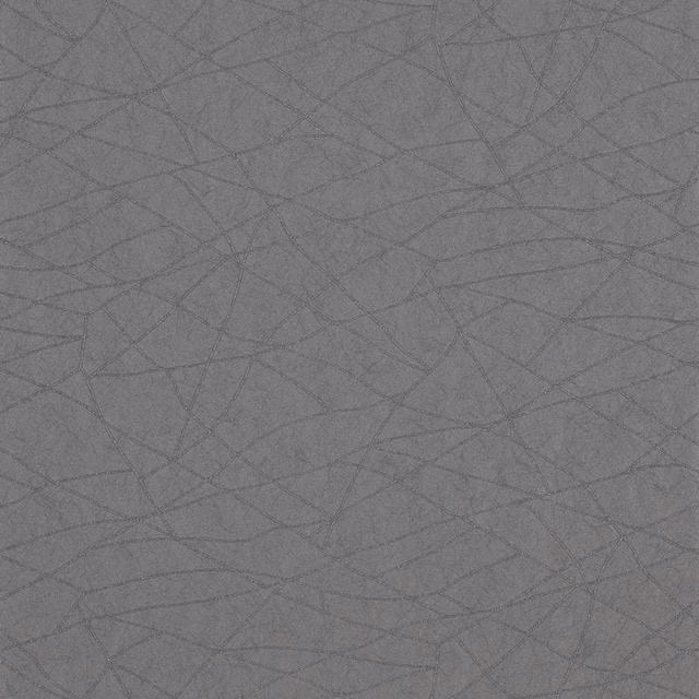 Cool steel grey wallpaper with fine charcoal lines crossing in an irregular web