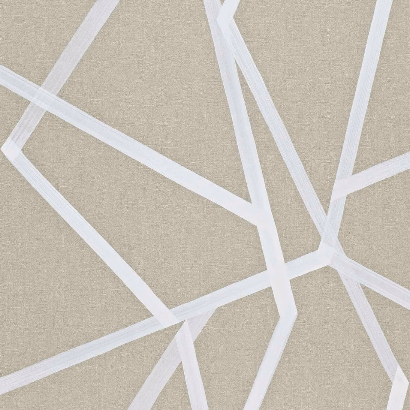 Muted pebble wallpaper with chalk-white angular branching lines and fine grain