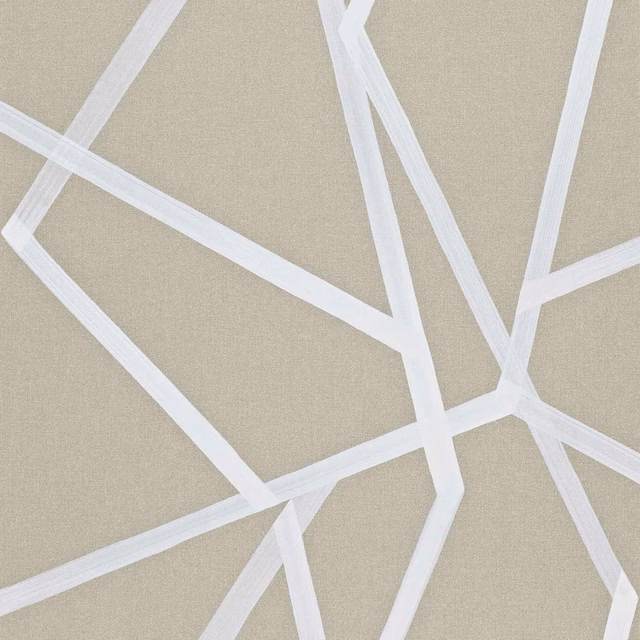 Muted pebble wallpaper with chalk-white angular branching lines and fine grain