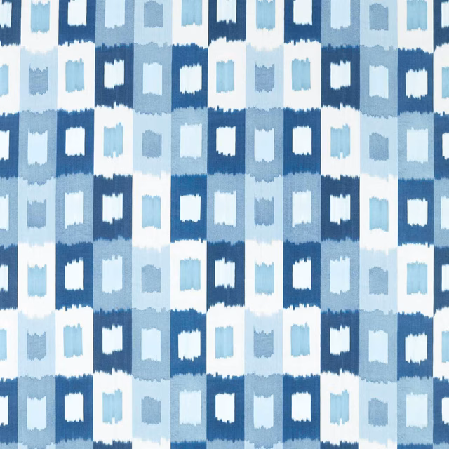 Navy, pale blue and white vertical blocks with softly feathered textured edges