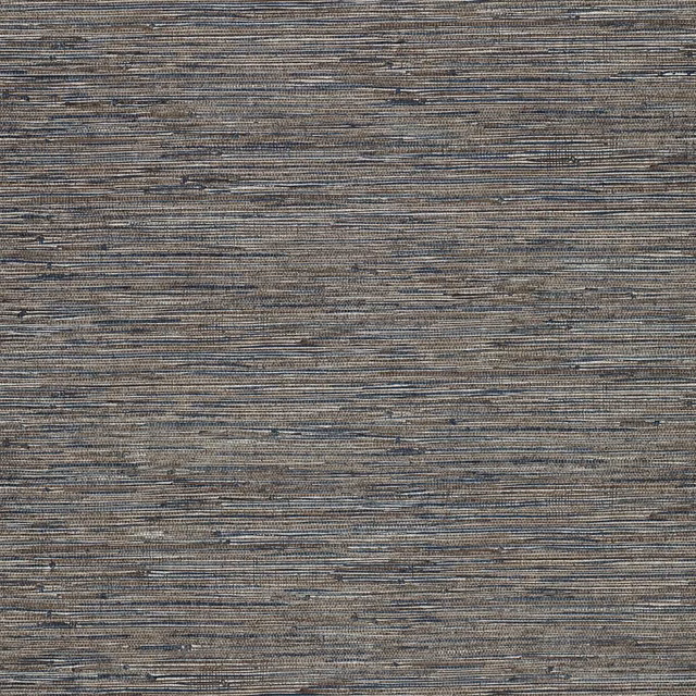 Blue-grey and taupe horizontal striations with a softly distressed woven effect