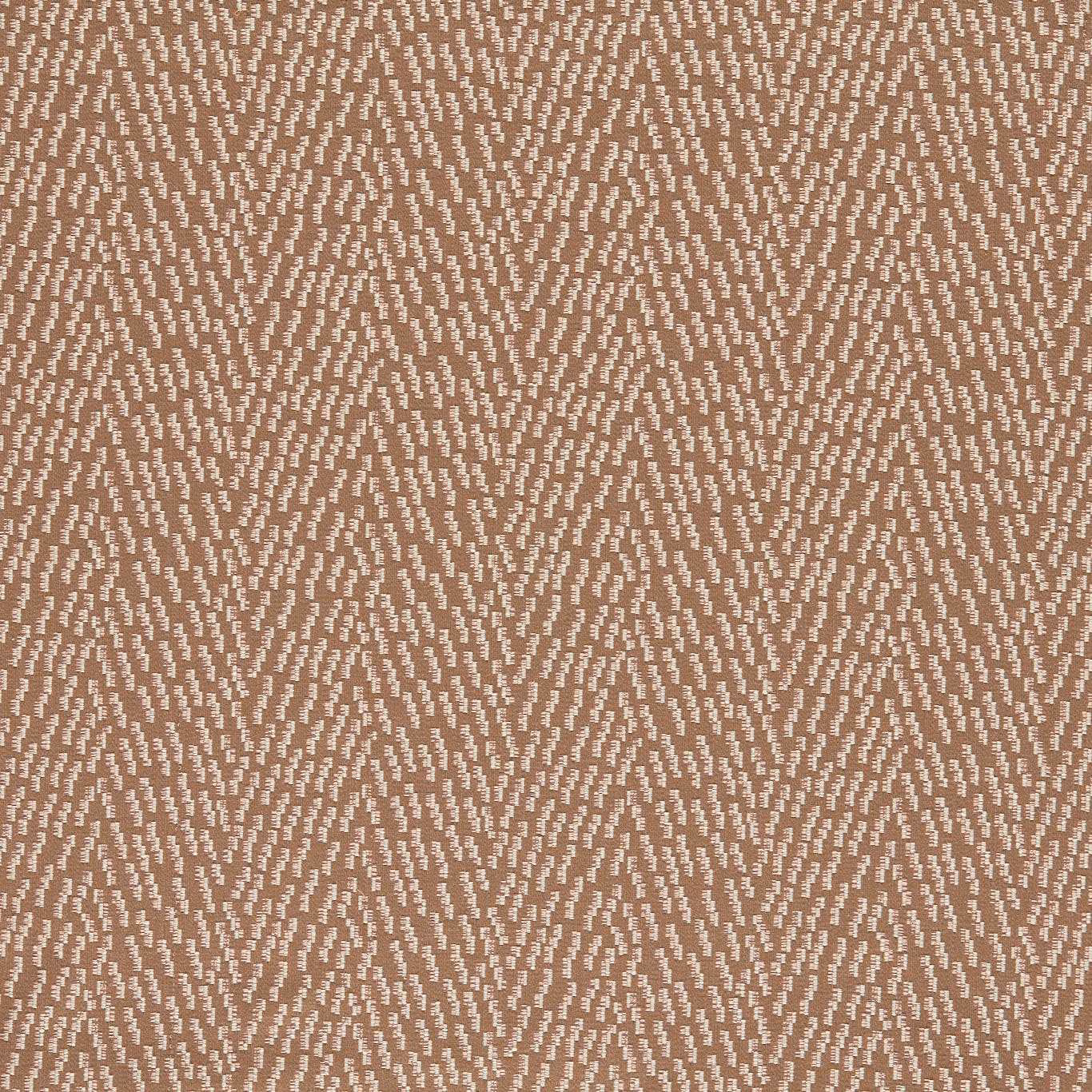 Warm golden-taupe weave with tiny ivory broken vertical motifs and textured depth