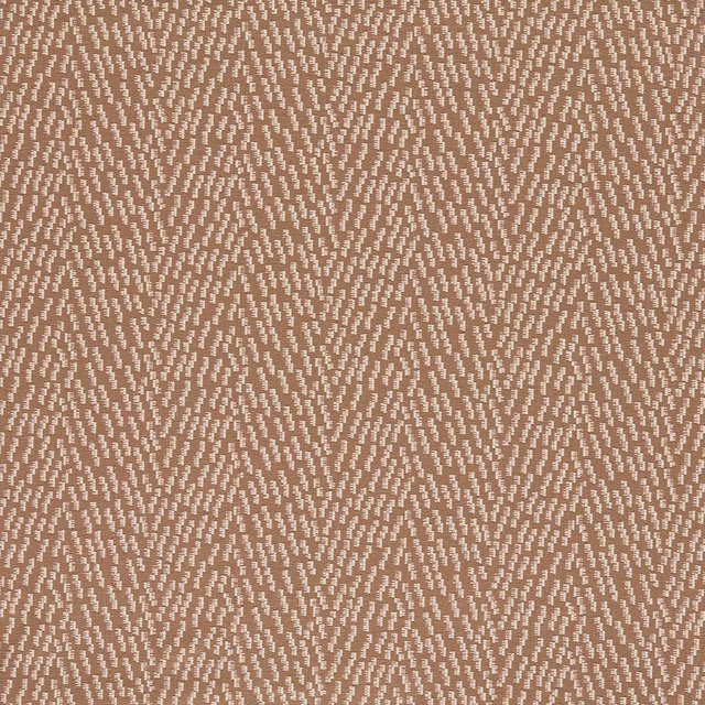 Warm golden-taupe weave with tiny ivory broken vertical motifs and textured depth