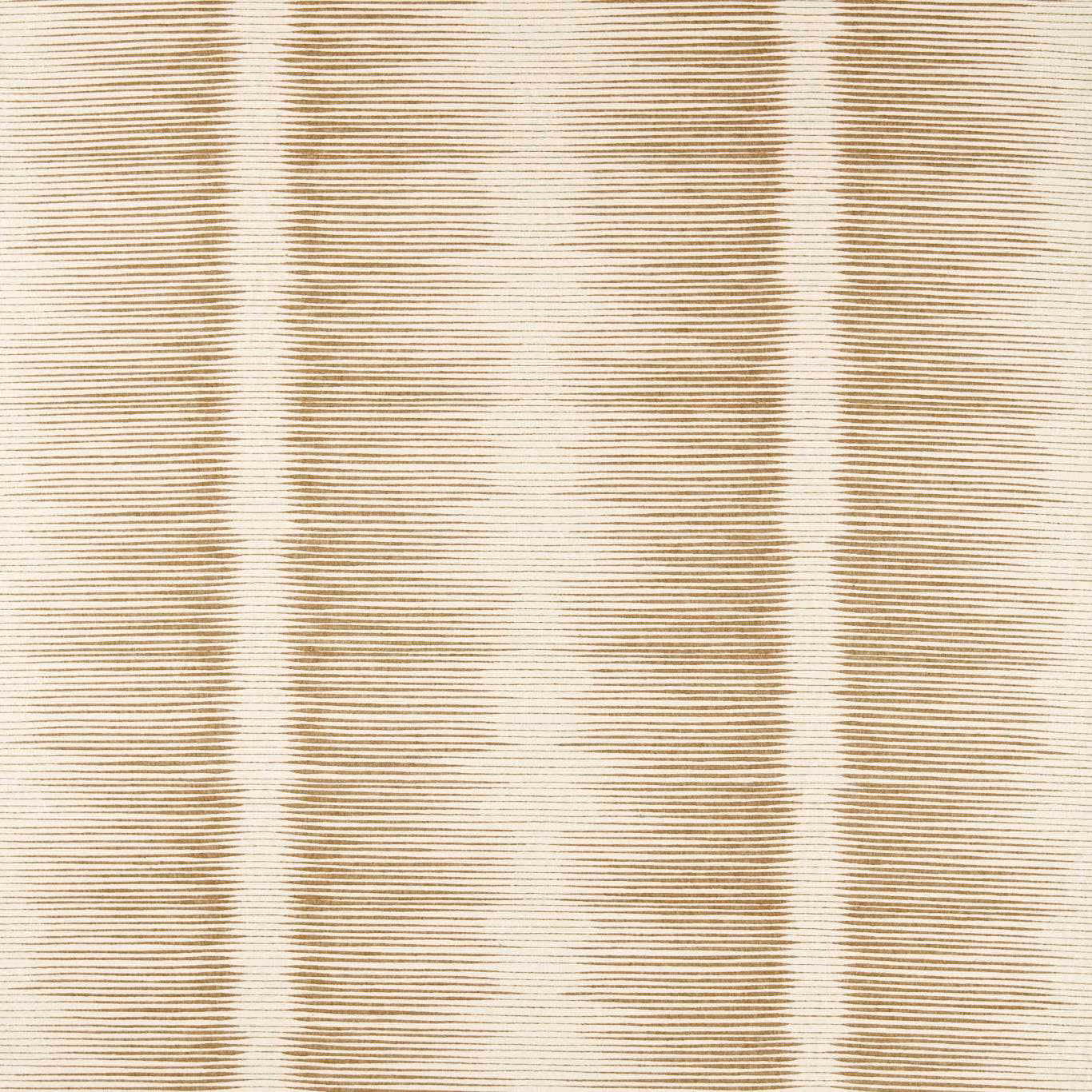 Warm sand fabric with ivory vertical bands and fine horizontal ribbing