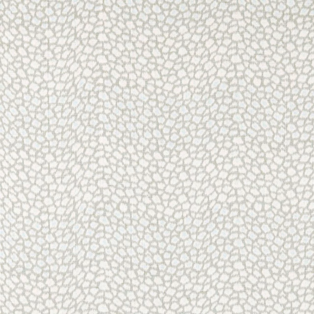 Pale stone-grey fabric with a delicate irregular cellular woven pattern