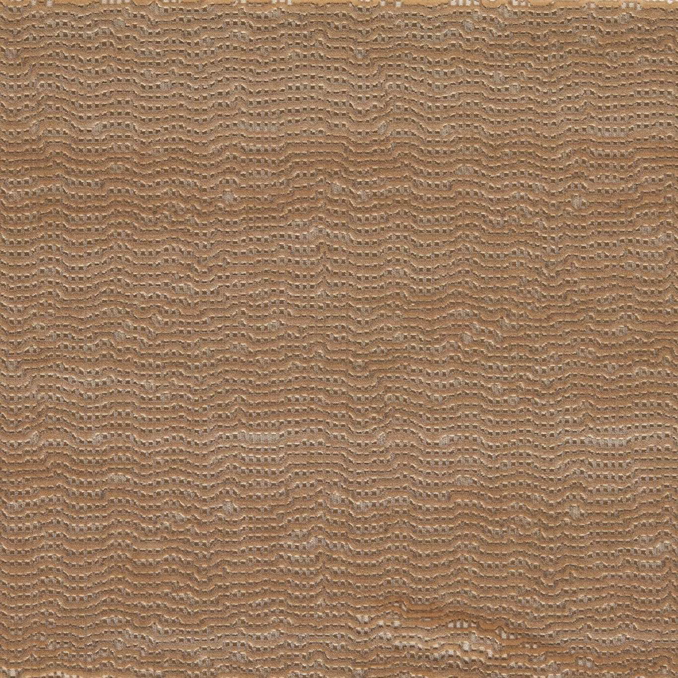 Warm sandstone taupe velvet with softly rippling horizontal textured lines