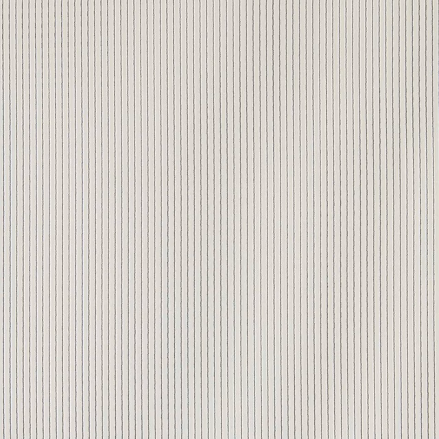 Pale greige velvet swatch with closely spaced grey vertical lines and subtle texture