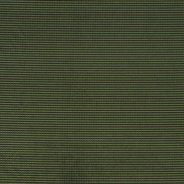 Deep olive-jade velvet with closely spaced horizontal ridges and a low-lit sheen