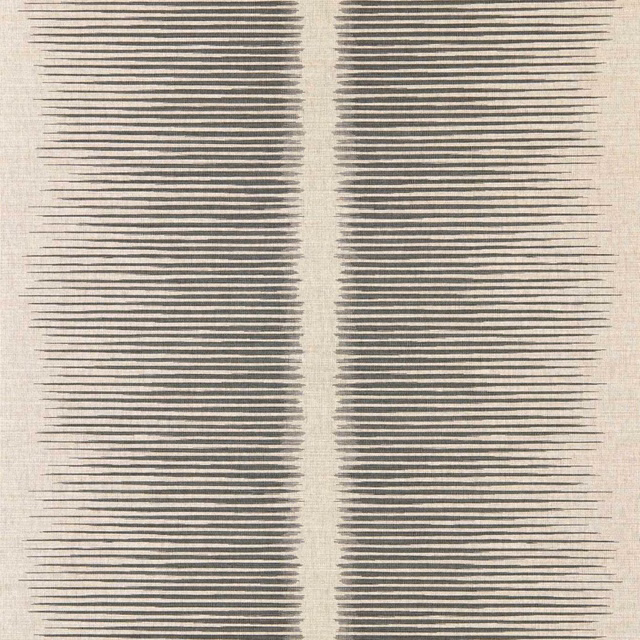 Warm ivory wallpaper with irregular taupe-grey horizontal lines and a softly textured agate effect