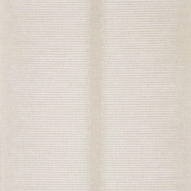 Pale porcelain cream wallpaper with fine horizontal striations and soft vertical tonal bands