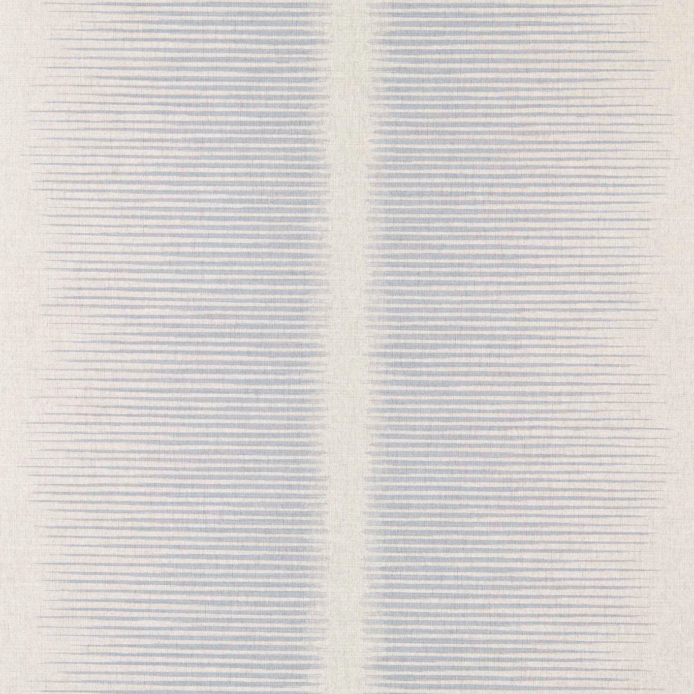 Pale sky-blue wallpaper with fine horizontal blue-grey lines and a softly lightened centre