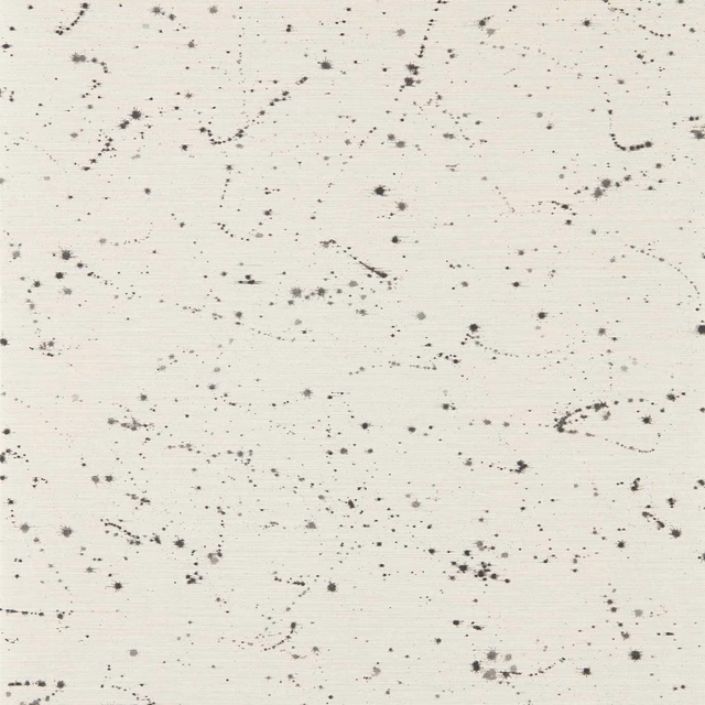 Pale agate wallpaper with charcoal mineral flecks and fine horizontal striations