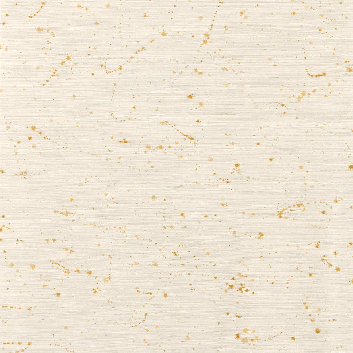 Warm ivory wallpaper with fine horizontal lines and scattered citrine-gold flecks
