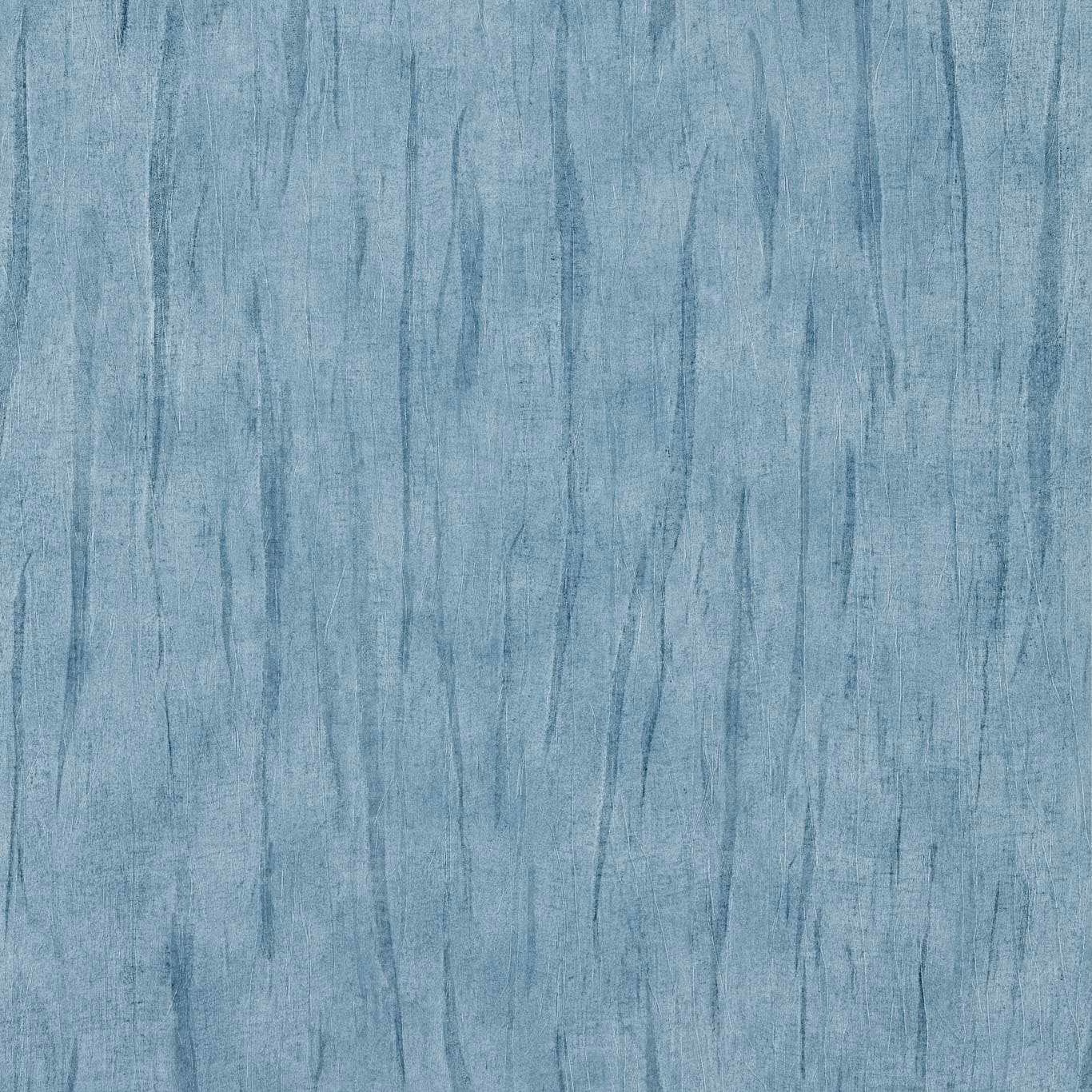 Pale zircon-blue wallpaper with softly mottled, vertical striated marks