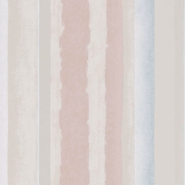 Soft blush and steel vertical stripes with softly weathered, painterly edges