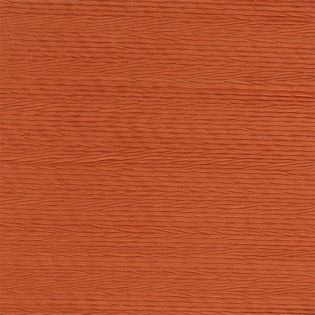 Warm paprika-red woven ground with fine irregular horizontal ridges and subtle tonal depth