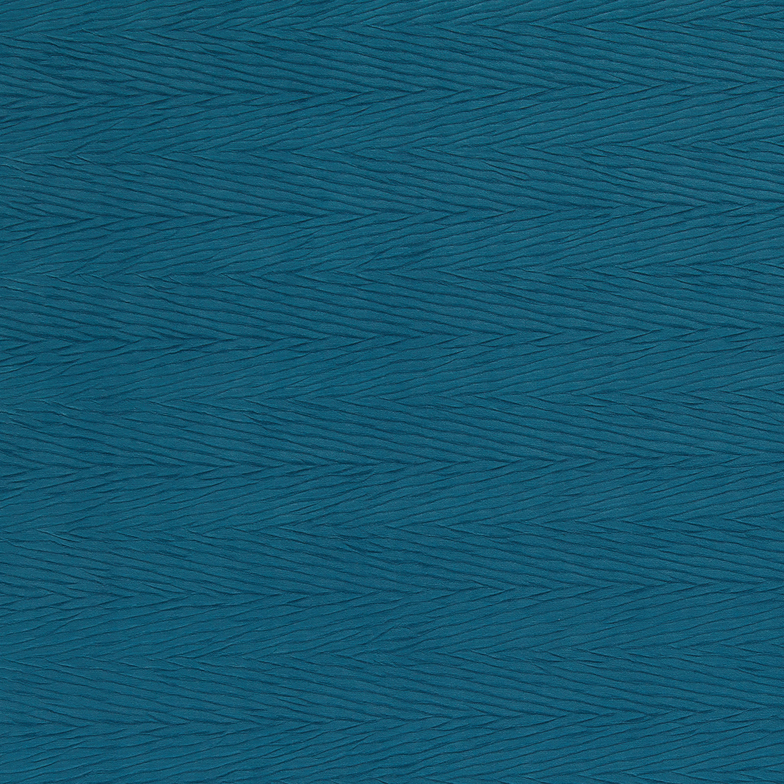 Deep petrol teal textile with fine dark undulating lines and subtle woven texture