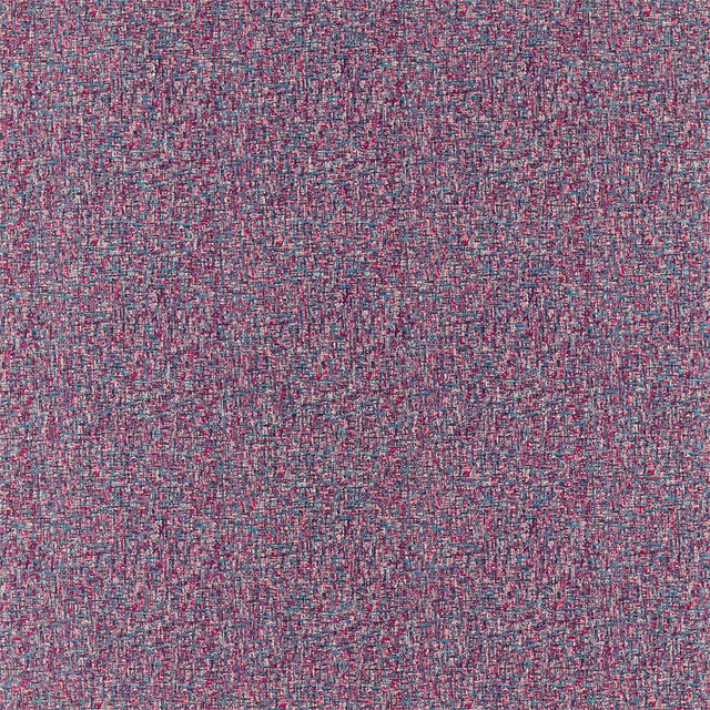 Dense fuchsia, marine and nickel flecked woven upholstery texture