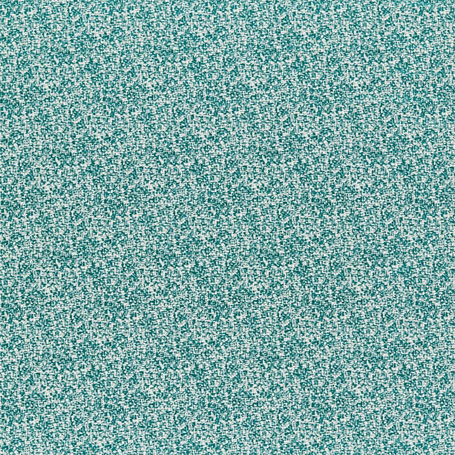 Close-up of emerald teal woven texture with fine pale mottling