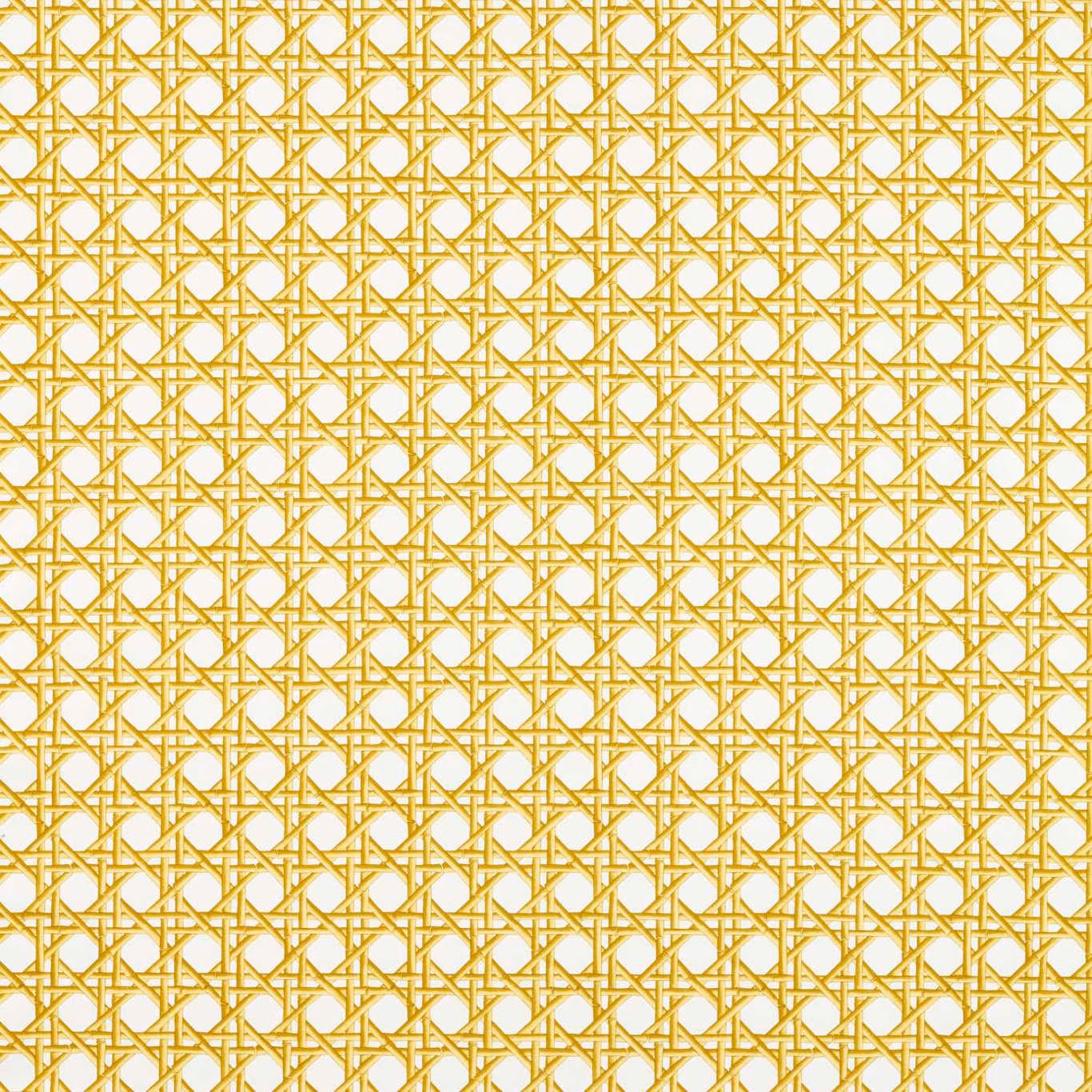 Honey-gold interlaced lattice on a warm cream woven fabric ground