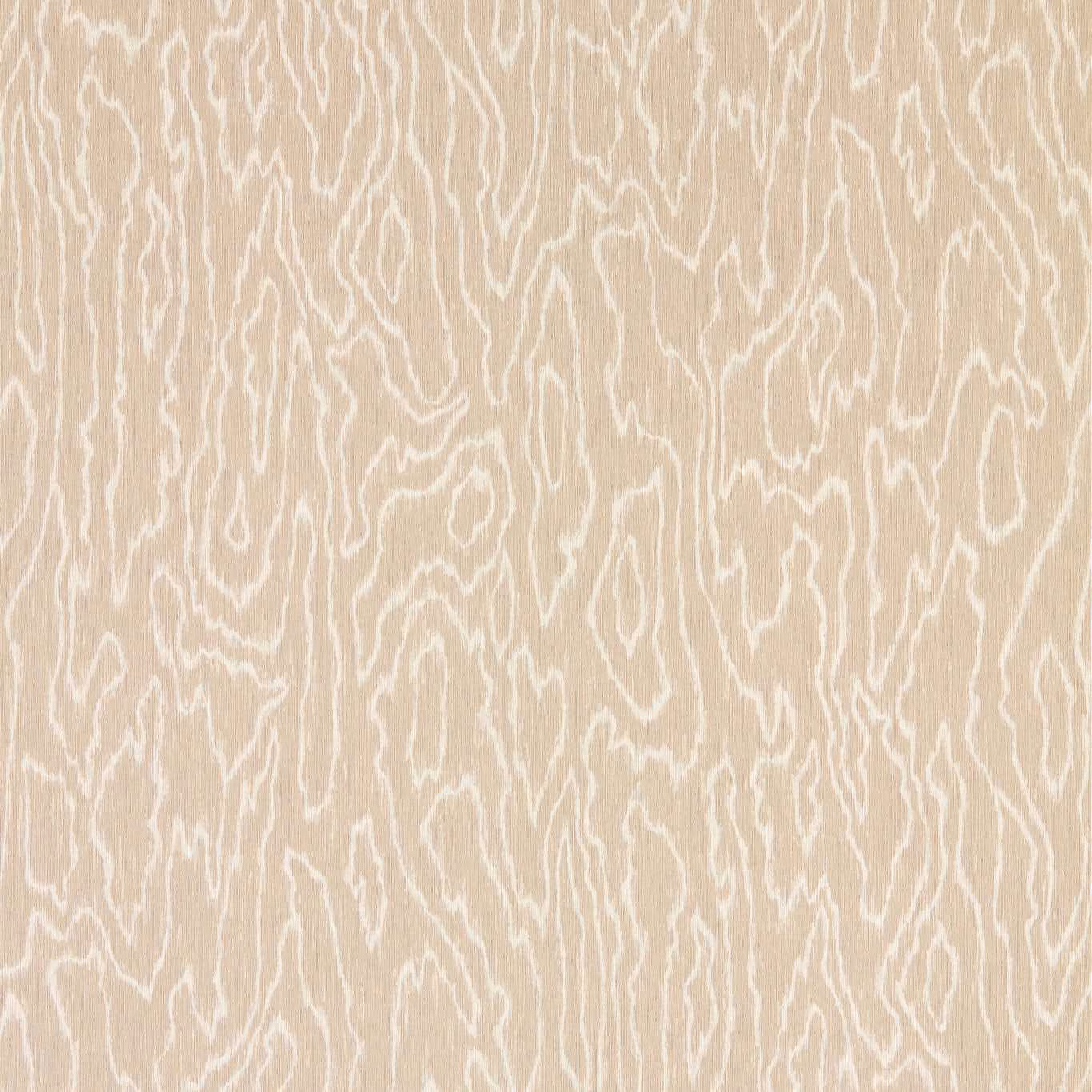 Pale limestone-beige wallpaper with fine chalk-white organic vertical tracery